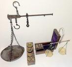 Calderoni R.T., Boedapest - Antieke weegschalen met, Antiek en Kunst