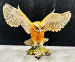 Franklin Mint - Beeld, Screech Owl - 48 cm - Porselein -, Antiek en Kunst