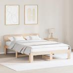 vidaXL Bedframe met Hoofdbord 150x200 cm Massief Grenenhout, Huis en Inrichting, Slaapkamer | Bedden, Verzenden, Nieuw
