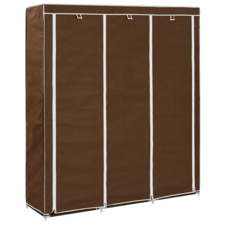 vidaXL Kledingkast met vakken en stangen 150x45x175 cm stof, Huis en Inrichting, Kasten | Kleerkasten, Nieuw, Verzenden