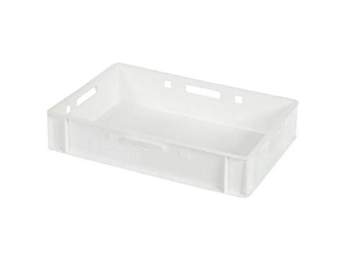 E1 krat 600x400x125mm wit HDPE gebruikt, Zakelijke goederen, Kantoor en Winkelinrichting | Magazijn, Stelling en Opslag, Ophalen of Verzenden