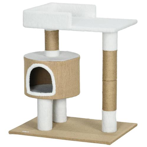 TRUUSK Krabpaal 79cm voor Kleine Katten - Met Kattenhol & Li, Dieren en Toebehoren, Katten-accessoires, Verzenden