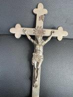 Crucifix - Metaal - 1850-1900 - Prachtig kruisbeeld, Antiek en Kunst