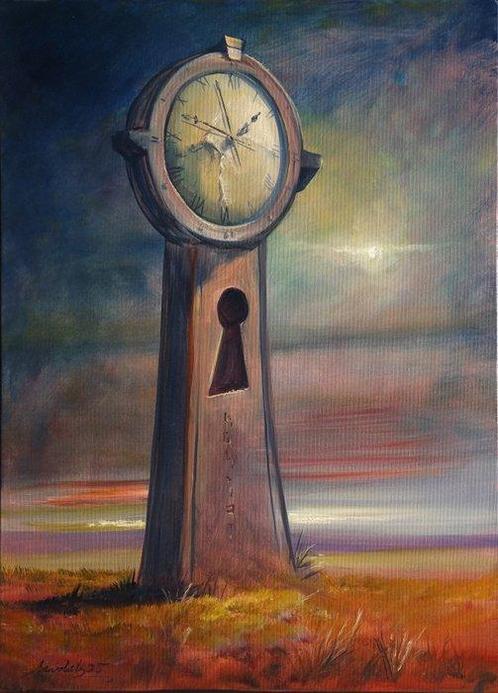 Artur Sudak (1965) - Key Time, Antiek en Kunst, Kunst | Schilderijen | Modern