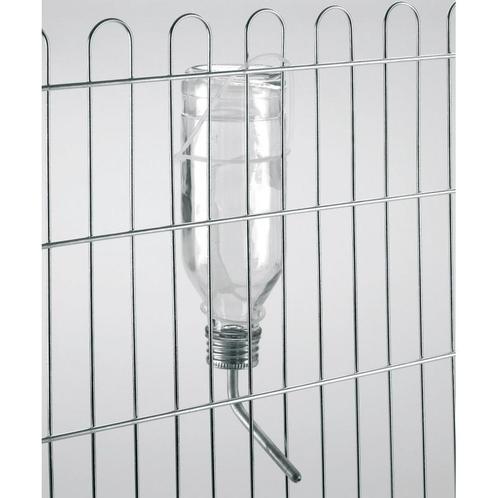 Drinkfles v. konijnen 500ml van glas compl. m. alu buisjes -, Dieren en Toebehoren, Stalling en Weidegang