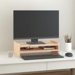 vidaXL Monitorstandaard 50x27x15 cm massief grenenhout, Computers en Software, Verzenden, Nieuw