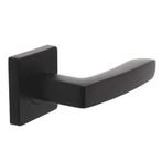 Intersteel deurklink Minos op vierkant rozet mat zwart, Nieuw, Overige materialen, Klink of Kruk