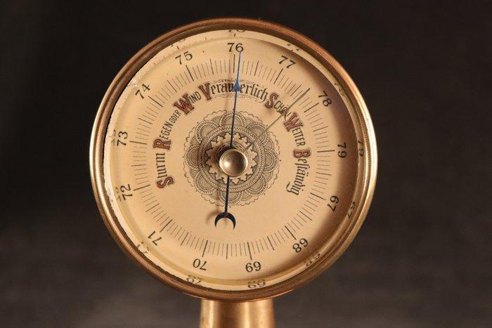 Antieke Aneroid barometer - Koper, Antiek en Kunst, Antiek | Overige Antiek