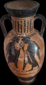 Aardewerk Vaas - 33 cm - Antieke Griekse replica