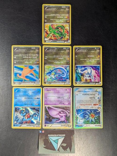 Pokémon - 7 Card - Dragonair, Dratini, Feraligatr, Starmie,, Hobby en Vrije tijd, Verzamelkaartspellen | Pokémon
