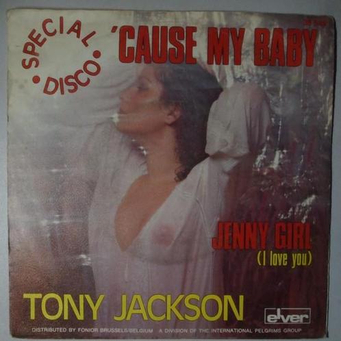 Tony Jackson - Cause my baby - Single, CD & DVD, Vinyles Singles, Single, Pop