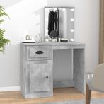 vidaXL Kaptafel met LED 90x50x132,5 cm bewerkt hout, Huis en Inrichting, Verzenden, Nieuw