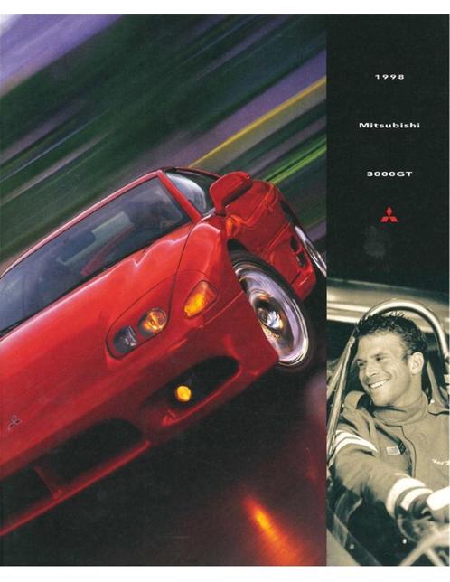 1998 MITSUBISHI 3000GT BROCHURE ENGELS (USA), Boeken, Auto's | Folders en Tijdschriften, Ophalen of Verzenden