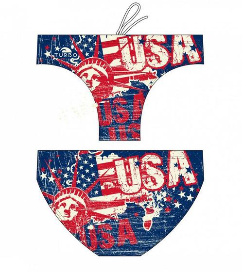 Special Made Turbo Waterpolo broek Usa Vintage Map, Sports nautiques & Bateaux, Water polo, Envoi
