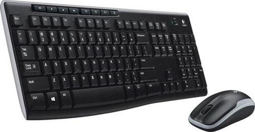 Draadloos Toetsenbord en Muis - Qwerty Logitech MK270, Computers en Software, Muizen, Nieuw, Verzenden