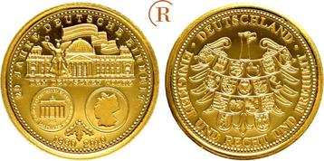 Goud medaille auf 20 Jahre duitse Einheit 2016 Brd: beschikbaar voor biedingen