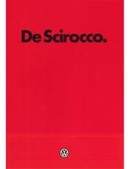 1981 VOLKSWAGEN SCIROCCO BROCHURE NEDERLANDS, Livres, Ophalen of Verzenden