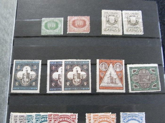 Saint-Marin 1872/1965 - Belle composition, bien remplie dans, Postzegels en Munten, Postzegels | Amerika