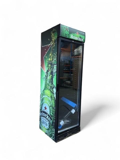 Heineken bier koelkast incl. verlichting glasdeur koeling, Zakelijke goederen, Horeca | Keukenapparatuur, Gebruikt, Koelen en Vriezen