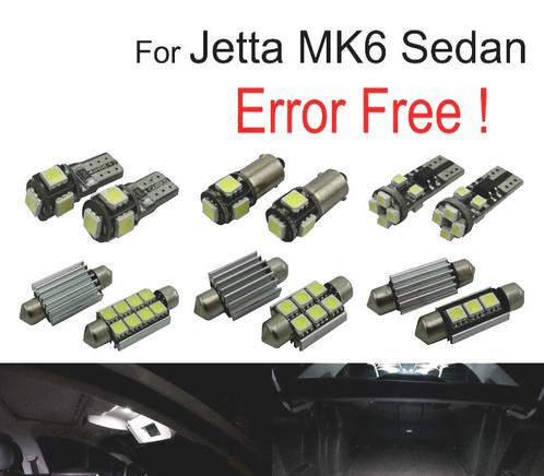Kit 14 Ampoules Led Intérieur Pour Volkswagen Jetta 6 Mk6 Mk, Auto-onderdelen, Verlichting, Verzenden
