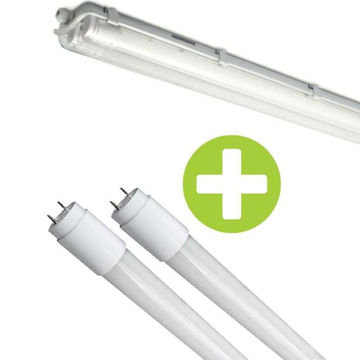 LED TL armatuur 120cm IP65 (dubbel) Eco serie Incl. 2x LED, Huis en Inrichting, Lampen | Losse lampen, Nieuw, Overige fittingen