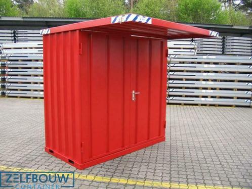 Metalen container met overkapping, Bricolage & Construction, Conteneurs