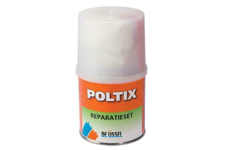 De IJssel Poltix polyesterhars met glasmat Reparatieset DIJ-, Doe-het-zelf en Bouw, Verf, Beits en Lak, Nieuw, Verzenden