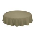 Nappe de Table Ronde Olive 230cm Ø - Treb SP, Verzenden