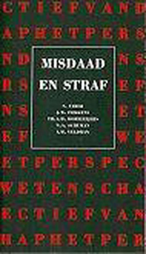 Misdaad en straf / Perspectief van de wetenschap / 1 Faber, Boeken, Politiek en Maatschappij, Gelezen, Verzenden