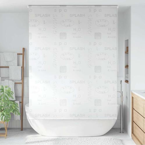 vidaXL Rolgordijn voor douche 140x240 cm splash, Maison & Meubles, Salle de bain | Linge de bain & Accessoires, Envoi