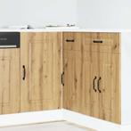 vidaXL Keuken onderkast Kalmar bewerkt hout artisanaal, Huis en Inrichting, Verzenden, Nieuw