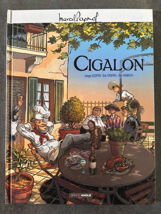Marcel Pagnol - Cigalon + 2x dédicace - C - 1 Album - Eerste, Boeken, Stripverhalen