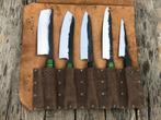 Keukenmes - Handgemaakte verzamelobjecten set koks messen, Antiek en Kunst