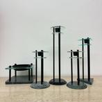 Kaarsenhouder (5) - Metaal, Marmer, Plastic, Glas -