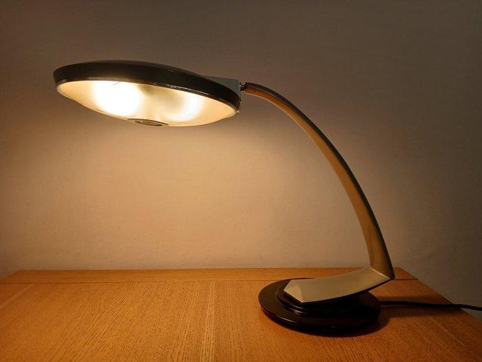 Tafellamp - Metaal - Fase-lamp Boemerang, Antiquités & Art, Antiquités | Éclairage