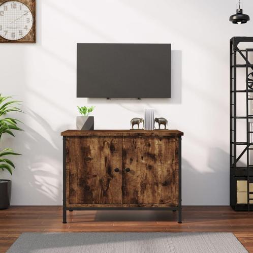 vidaXL Meuble TV avec portes chêne sonoma 60x35x45cm, Maison & Meubles, Armoires | Mobilier de télévision, Neuf, Envoi