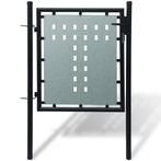 vidaXL Poort enkel 100x150 cm zwart, Tuin en Terras, Verzenden, Nieuw