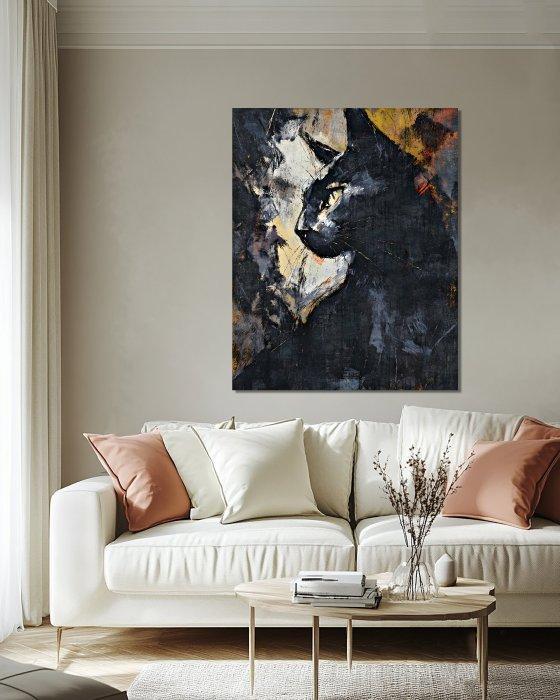 Wysocky John - The Black Cat - XL, Antiek en Kunst, Kunst | Designobjecten