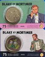 België. 5 Euro 2021 Blake et Mortimer (2 coincards)