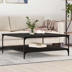 vidaXL Salontafel Zwart eiken 100 x 100 x 40 cm Bewerkt hout, Verzenden, Nieuw