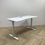 Kinnarps P-serie,  Elektrisch zit-sta bureau, 180x80 cm, wit, Huis en Inrichting, Bureaus, In hoogte verstelbaar, Gebruikt, Stabureau