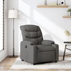 vidaXL Fauteuil inclinable Gris foncé Tissu, Maison & Meubles, Verzenden, Neuf