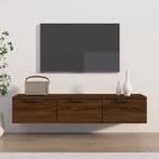 vidaXL Wandkast 102x30x20 cm bewerkt hout bruin eikenkleur, Huis en Inrichting, Verzenden, Nieuw