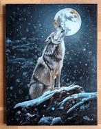 Alexander Nakonechnyi (XX-XXI) - Lupo e luna, Antiek en Kunst, Kunst | Schilderijen | Klassiek