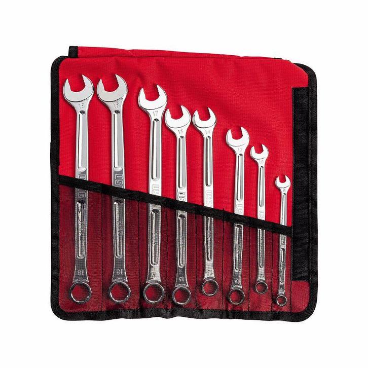 USAG Set van 9 steekringsleutels met speciaal profiel X-GRIP, Doe-het-zelf en Bouw, Gereedschap | Handgereedschap, Nieuw, Ophalen of Verzenden