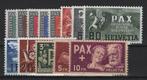 Zwitserland 1945 - PAX-set compleet - Michel 447-459