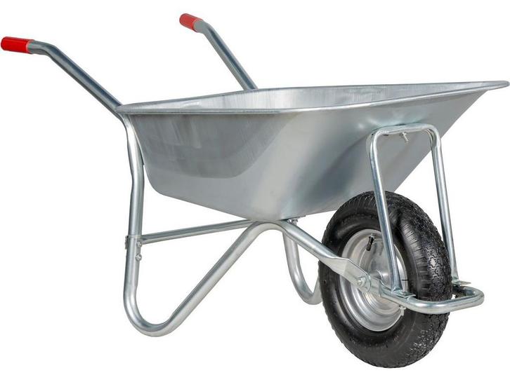 STRONG Kruiwagen - 100 L - Metaal - Draagvermogen 150 kg, Huis en Inrichting, Woonaccessoires | Overige, Zo goed als nieuw, Verzenden