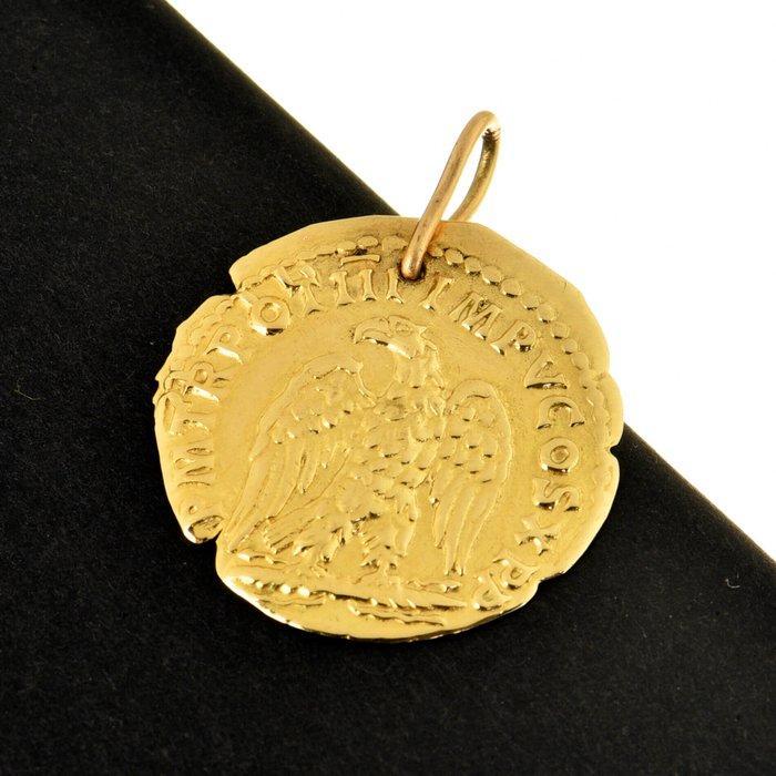 Pendentif - 14 carats Or jaune, Handtassen en Accessoires, Antieke sieraden