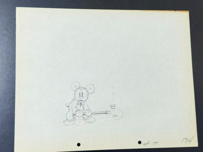 Walt Disney - Vintage Mickey Mouse Productietekening (1935), Verzamelen, Disney