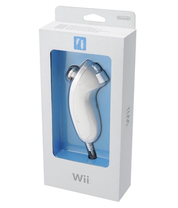 Wii Nunchuk Wit Origineel in Doos (Wii Accessoires), Games en Spelcomputers, Spelcomputers | Nintendo Wii, Zo goed als nieuw, Ophalen of Verzenden